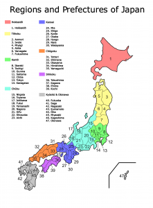Map of japan