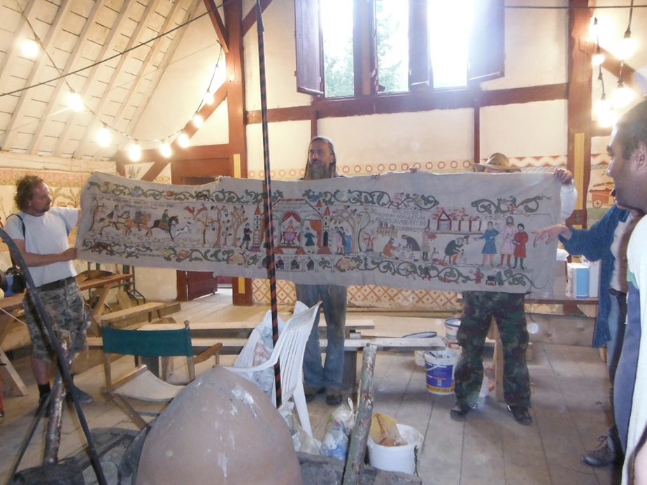 Tapestry by members of Regia Anglorum