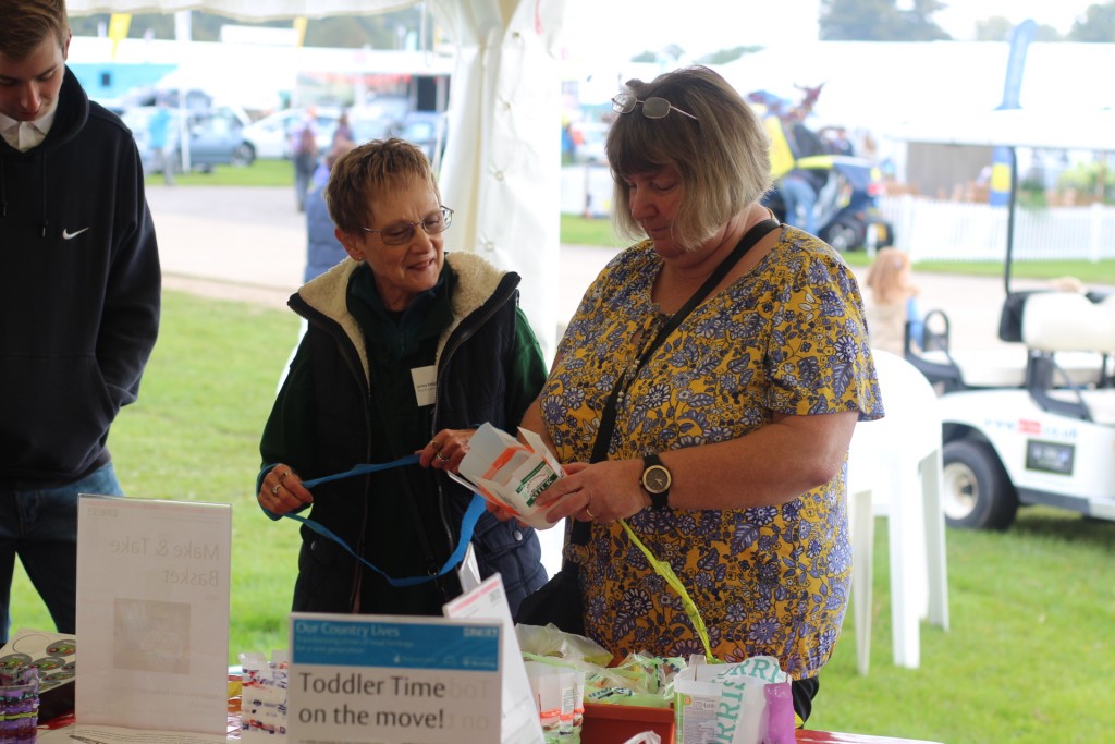 Our fabulous volunteer Jenny at the Berkshire Show.