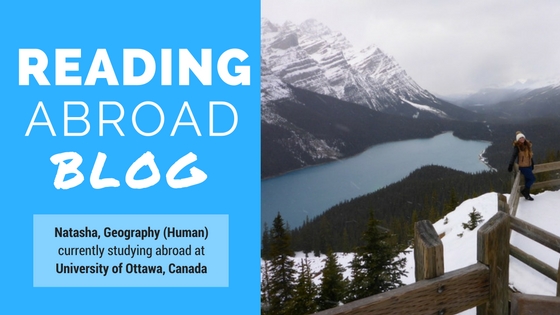 University of Reading student studying abroad in Canada for a Semester