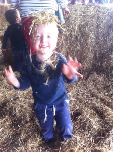 Jumping in the hay