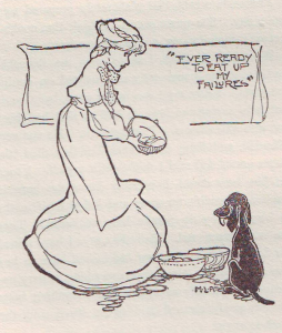 The Amateur Cook - dog illustration