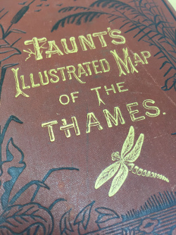 Book cover: Taunt's new Map of the Thames