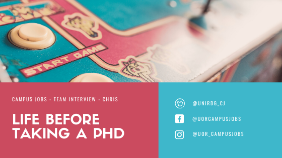 Banner for this interview regarding life before taking a PhD