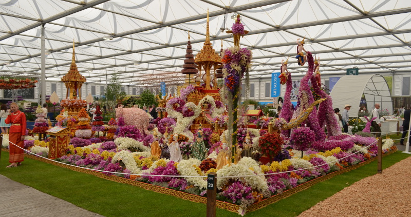 Perhaps the most eye-catching stand in the Marquee this year was Thailand's colourful display