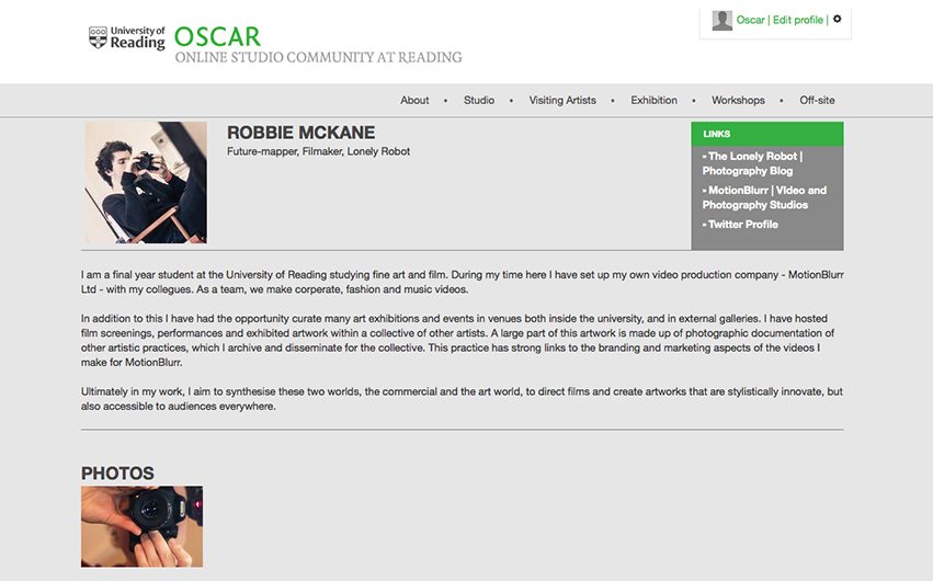OSCAR profile Robbie McKane
