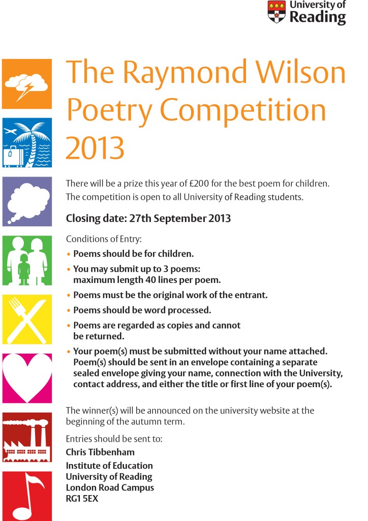 Poetry competition 2013 poster