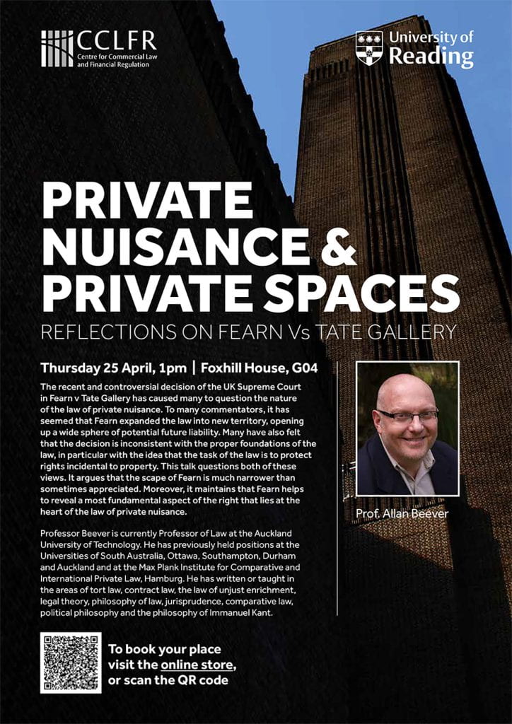 Private Nuisance & Private Spaces - Reflections on Fearn vs Tate Gallery