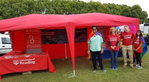 The University stand at Pride