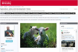 New look LibGuide for agriculture