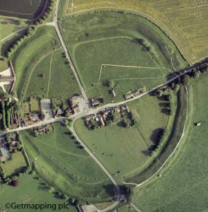 Avebury Aerial Digimap