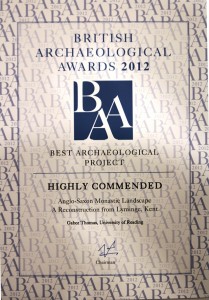 BAA 2012 certificate