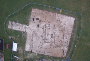 Helicopter drone photogrpah of the site on the 1st September 2013. Click to enlarge. (photo by William Laing)