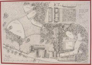 Geoffrey Jellicoe plan of Shute House