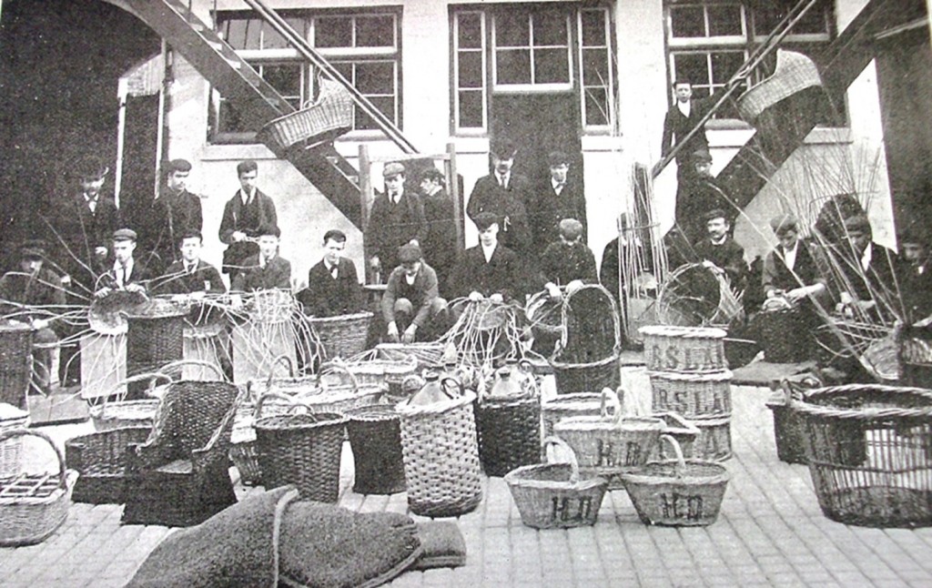 Basketry was practised by many institutions for blind people in the Victorian and Edwardian periods