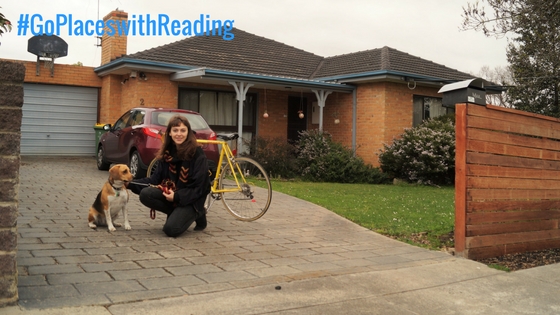 Reading student settling into her Melbourne accommodation for her study abroad semester.