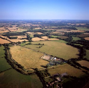 Silchester site from above