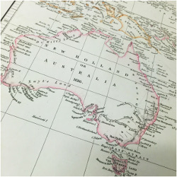 Map of Australia (1835 edition)