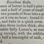 Bread rolls recipe - Rundell, 1822