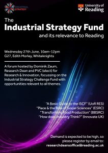 Industrial Strategy Forum poster