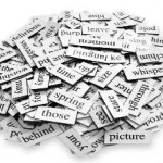 pile of words