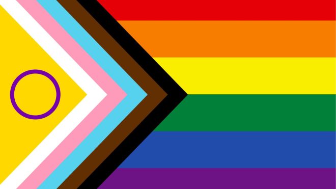 The Pride Flag.